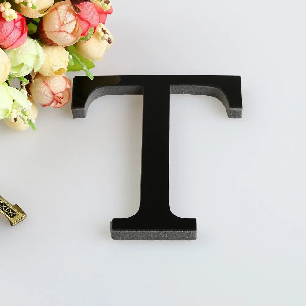 DIY Mirror Alphabet Wall Art