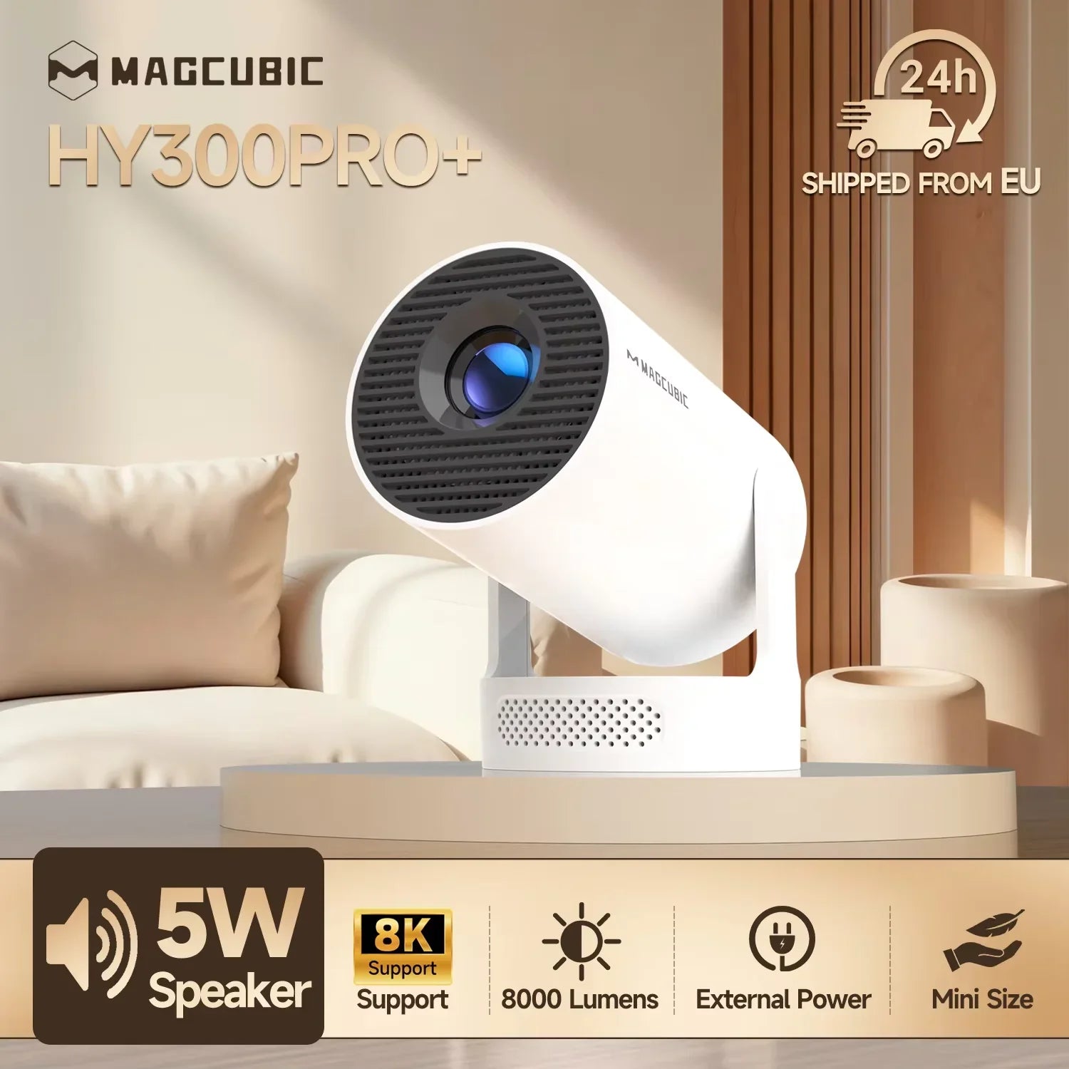Powerful 8K Outdoor Projector