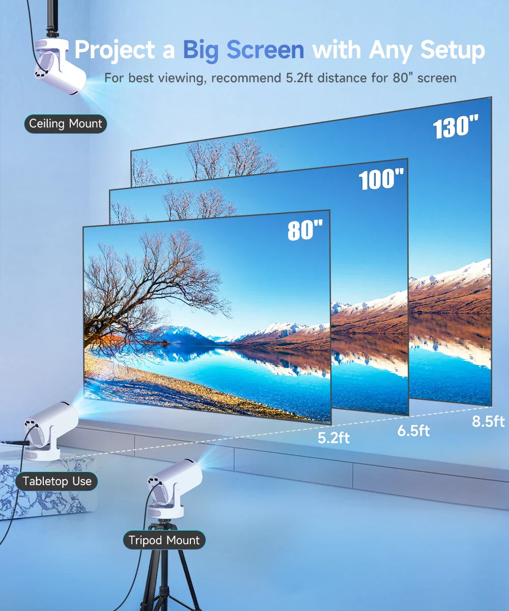 Powerful 8K Outdoor Projector
