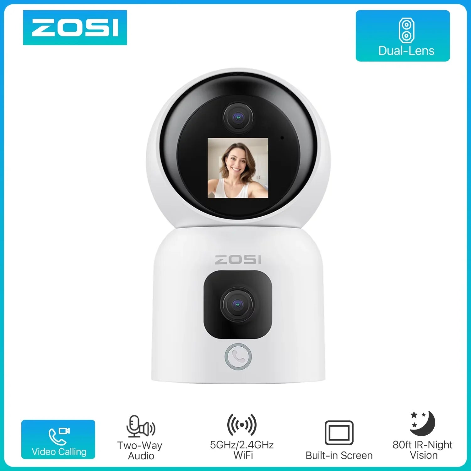 ZOSI Smart 360° Home Camera